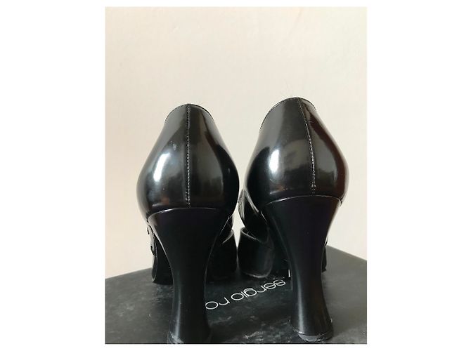 Décolleté Sergio Rossi in pelle nera taglia 37 Nero - vista 3