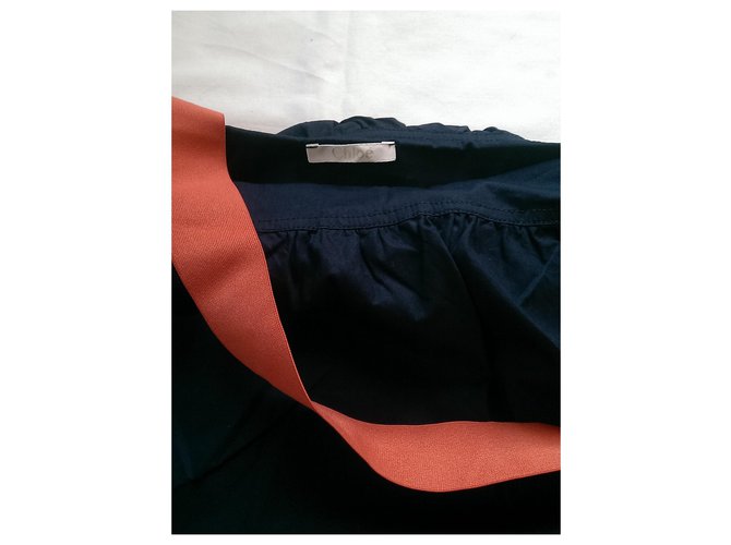 Camicetta Chloé senza maniche in cotone blu - vista 3