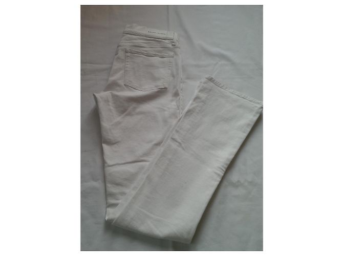 Jeans Ralph Lauren Bianchi in Cotone Bianco - vista 2