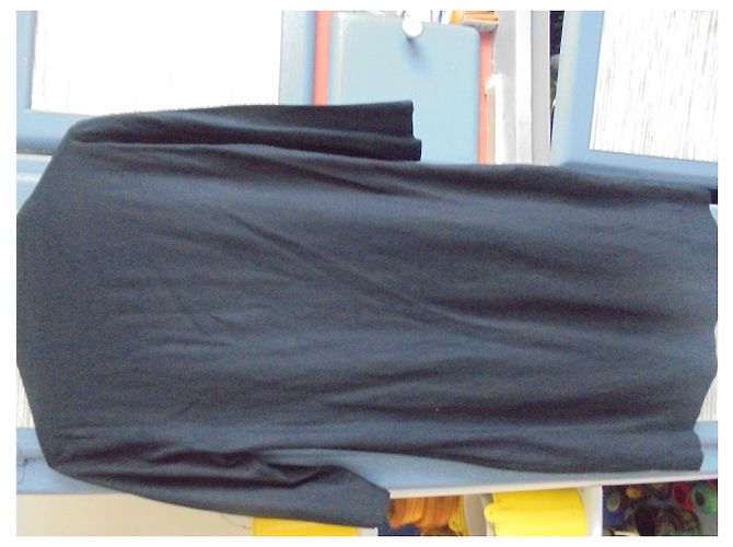 Sandro Kleid schwarz aus Viskose - Ansicht 3
