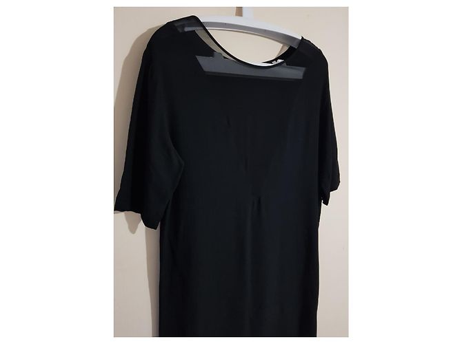 Won Hundred Pinar Kleid Schwarz Viscose - Ansicht 2