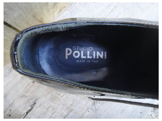 Studio Pollini lucidato derby Pollini Studio nuova condizione Nero - vista 2