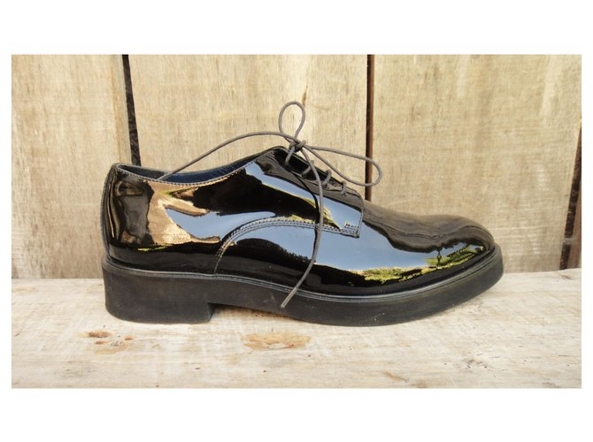 Studio Pollini lucidato derby Pollini Studio nuova condizione Nero - vista 3