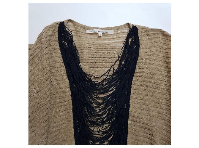 Rachel Roy Kleid Pullover Baumwolle Leinen M Mehrfarben - Ansicht 3