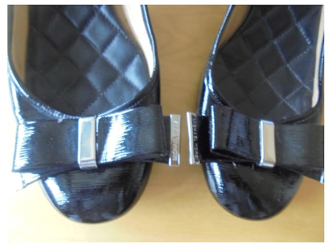 Michael Kors Dessu Neud Ballerina Flats Black Patent Leather 39 - view 2