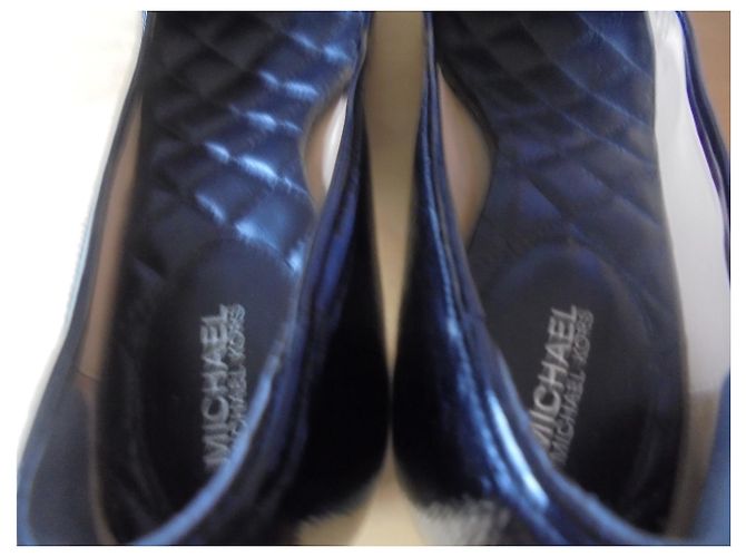 Michael Kors Dessu Neud Ballerina Flats Black Patent Leather 39 - view 3