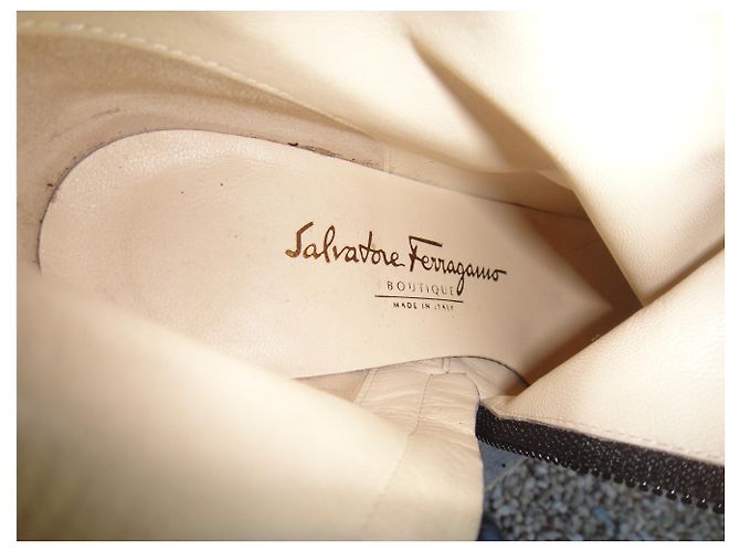 Botines salvatore ferragamo Negro - vista 2