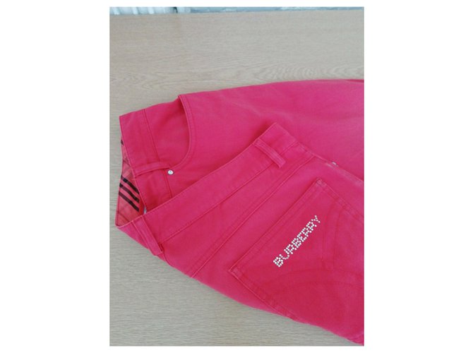 Burberry London Jeans Roja - vista 4