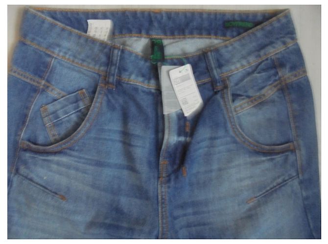 Autre Marque Jean BOY FREND BENETTON Azul - vista 2