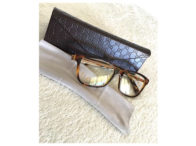 Gafas de sol Gucci GG 3678 Plateadas Marrones Plata Marrón claro Caramelo Marrón oscuro - vista 2
