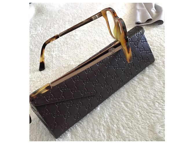 Gafas de sol Gucci GG 3678 Plateadas Marrones Plata Marrón claro Caramelo Marrón oscuro - vista 4