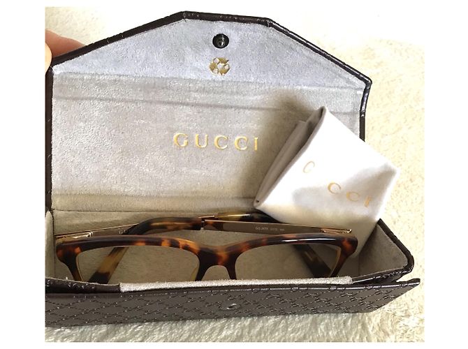 Gafas de sol Gucci GG 3678 Plateadas Marrones Plata Marrón claro Caramelo Marrón oscuro - vista 8