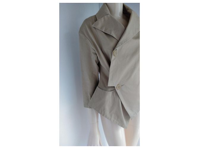 Yohji Yamamoto Casaco Assimétrico - vista 10
