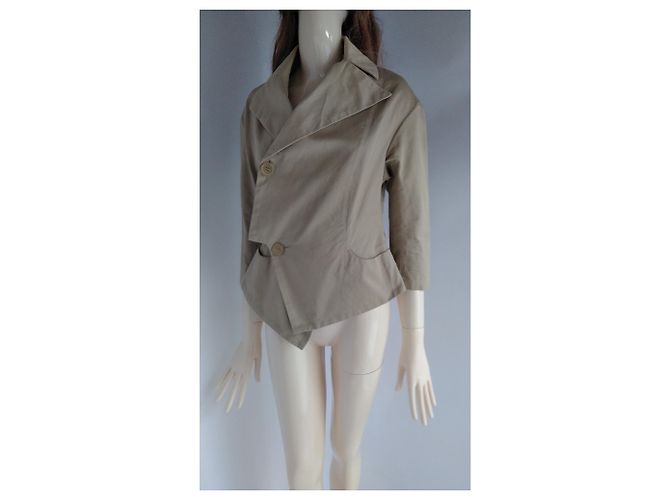Yohji Yamamoto Casaco Assimétrico - vista 4