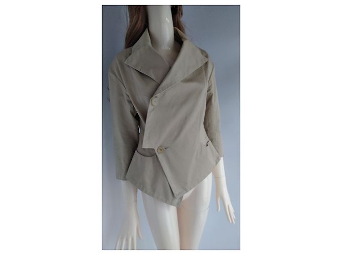 Yohji Yamamoto Casaco Assimétrico - vista 6