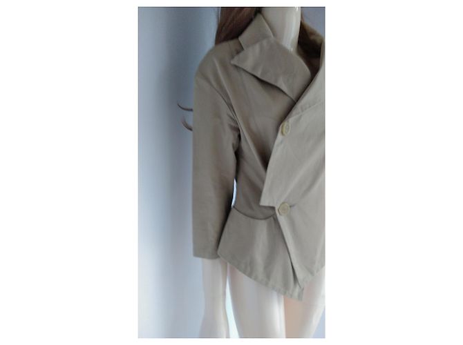 Yohji Yamamoto Casaco Assimétrico - vista 7