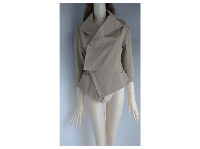 Yohji Yamamoto Casaco Assimétrico - vista 8