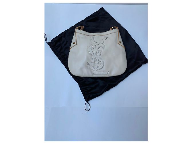 Yves Saint Laurent Una bella borsa a tracolla, fresco ed elegante Bianco sporco - vista 2