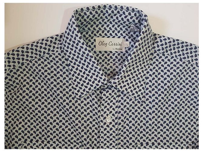 Autre Marque Camicia a maniche lunghe Oleg Cassini da uomo Multicolore - vista 3