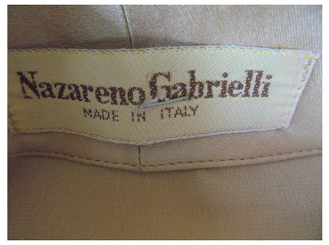 Autre Marque NAZARENO Seidenhemd Caramel Karamell - Ansicht 3