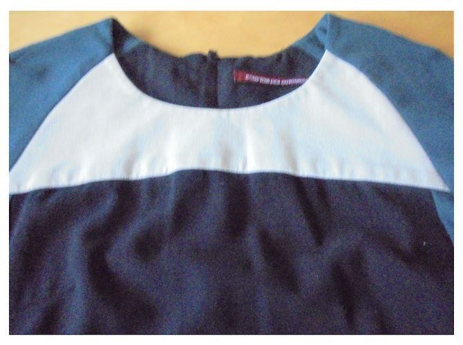 Comptoir Des Cotonniers VESTIDO DE COTONIERS COMPTOIR DES Negro Blanco Verde oscuro - vista 2