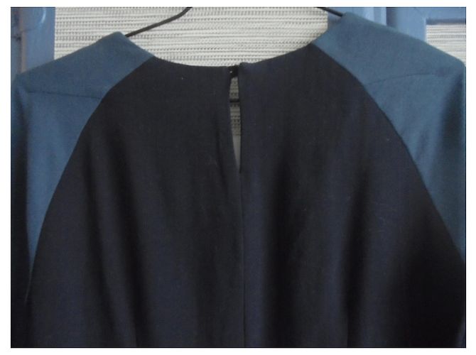 Comptoir Des Cotonniers VESTIDO DE COTONIERS COMPTOIR DES Negro Blanco Verde oscuro - vista 3
