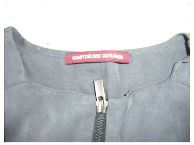 Comptoir Des Cotonniers VESTIDO COMPUESTO DE COTONIERS Ciruela - vista 2