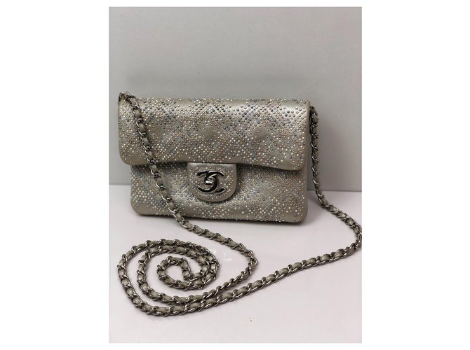 Mini Chanel Plata Dorado - vista 3