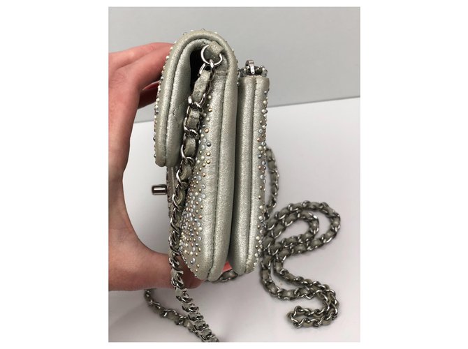 Mini Chanel Plata Dorado - vista 4