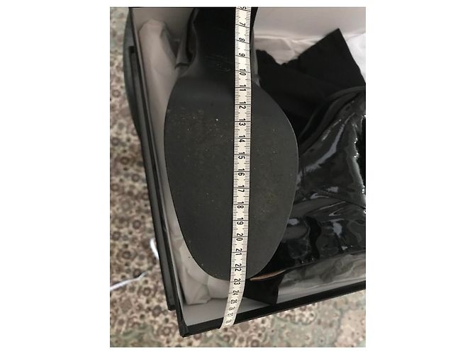 Botas de charol CHANEL Negro - vista 9