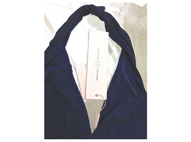 HALSTON HERITAGE KLEID Blau Marineblau - Ansicht 3