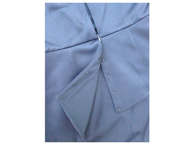 HALSTON HERITAGE KLEID Blau Marineblau - Ansicht 5