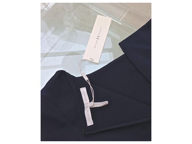 HALSTON HERITAGE KLEID Blau Marineblau - Ansicht 6