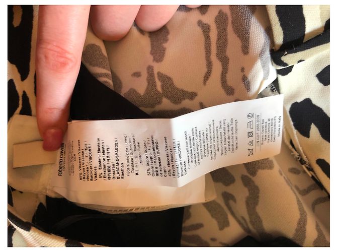 Roberto Cavalli Hose mit Luchsprint aus Viskose - Ansicht 4