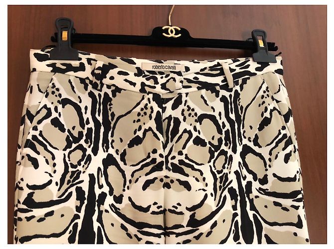 Roberto Cavalli Hose mit Luchsprint aus Viskose - Ansicht 7