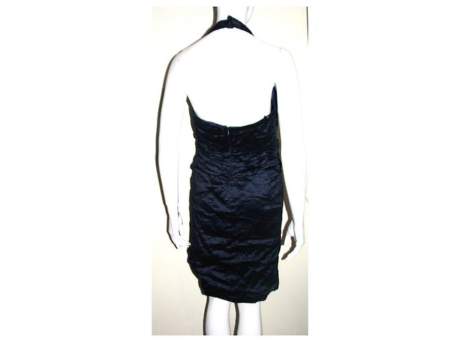 Bcbg Max Azria Neckholder-Kleid in Blau Dunkelblau - Ansicht 2