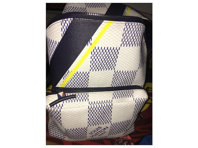 Sacs à dos louis Vuitton apollo america cup 2017 Blanc - vue 4