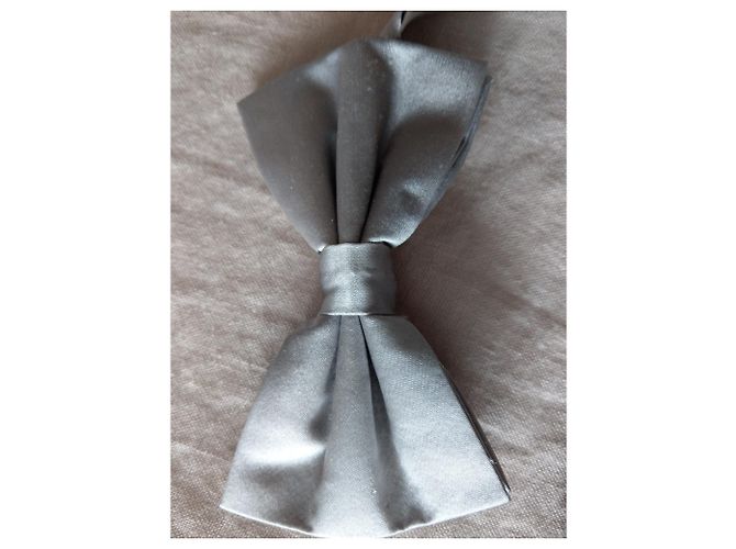 Papillon Carven in Seta Grigio Scuro Grigio antracite - vista 4