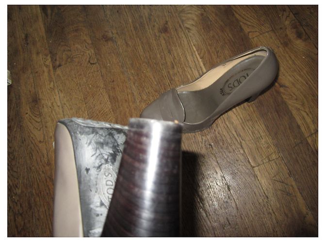 Tod's Pumps Grau Lackleder Größe 37 - Ansicht 6