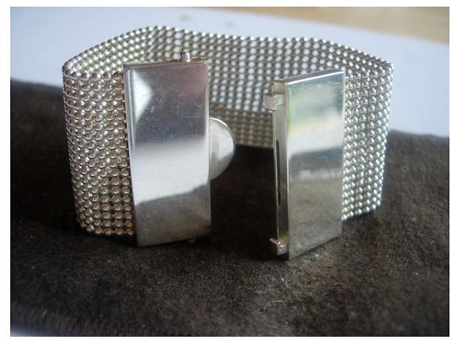 Christofle Bracciale in argento Cristofle 100% autentico. Pezzo raro e bellissimo - vista 4