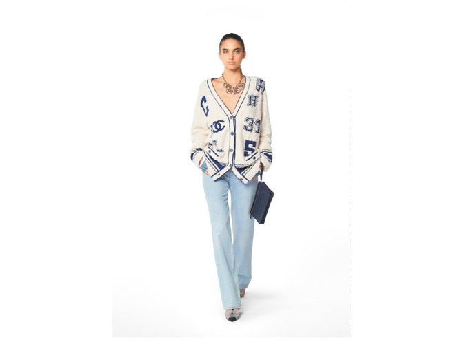 Chanel Frühling-Sommer-Pre-Collection 2019 Roh Marineblau - Ansicht 7