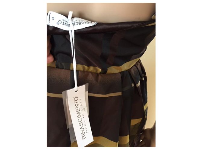 Autre Marque Brown Polyester Dress S - view 3