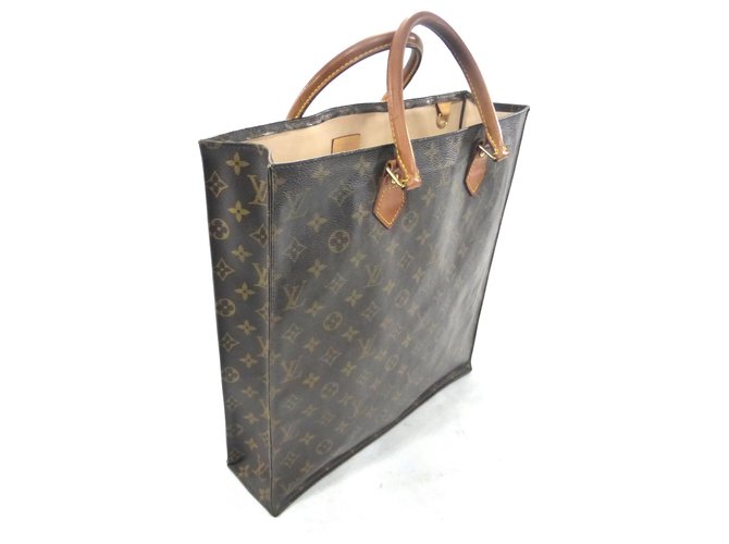 Louis Vuitton FLAT BAG MONOGRAM Marrone - vista 2