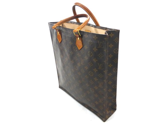 Louis Vuitton FLAT BAG MONOGRAM Marrone - vista 3
