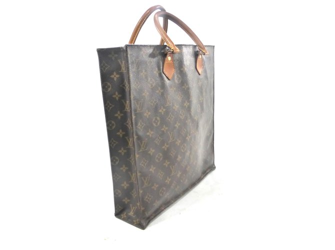 Louis Vuitton FLAT BAG MONOGRAM Marrone - vista 4