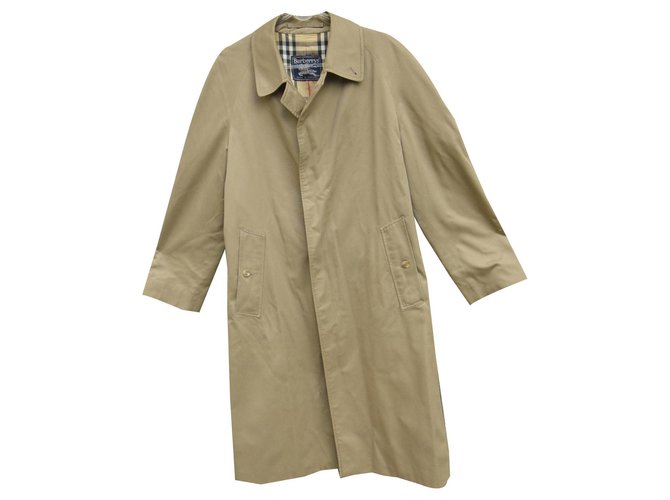 imperm?�able Burberry vintage taille 42 Coton Polyester Marron clair ref.131784 - Joli Closet