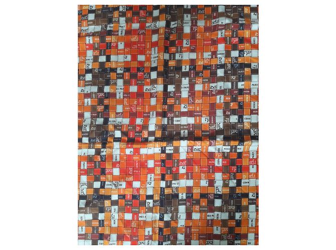 Hermès Bolduc al cuadrado Naranja - vista 2