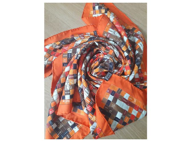 Hermès Bolduc al cuadrado Naranja - vista 3