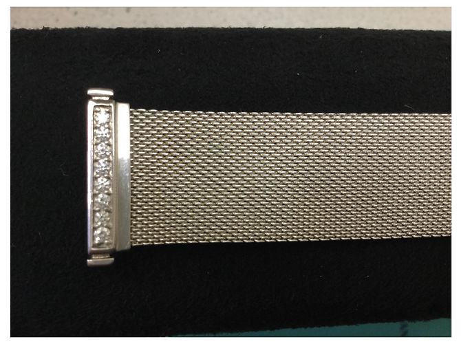 Bracciale Tiffany & Co Somerset Argento Grigio - vista 4