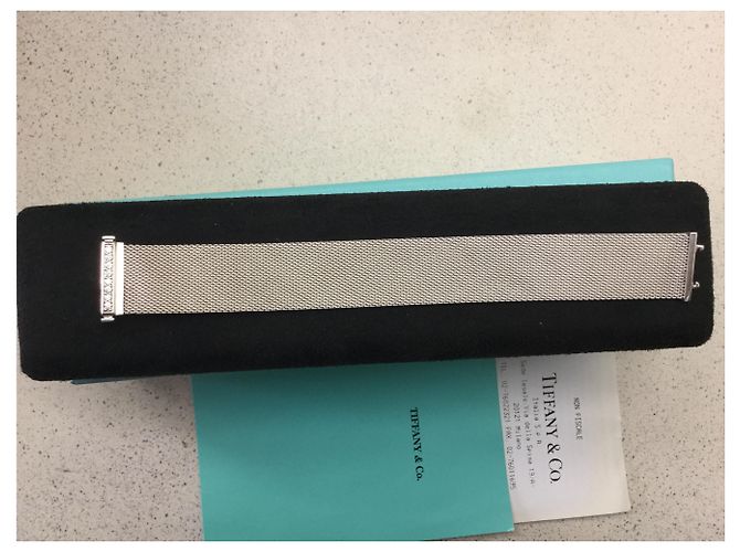 Bracciale Tiffany & Co Somerset Argento Grigio - vista 5